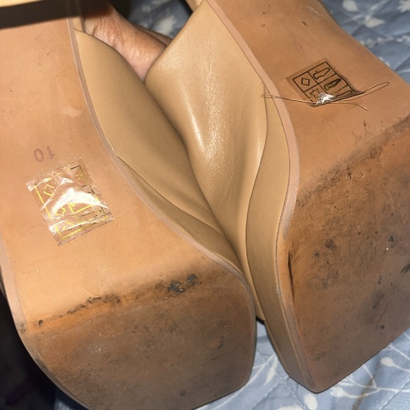 Jeffrey Campbell square toe platform mules - Picture 4 of 5